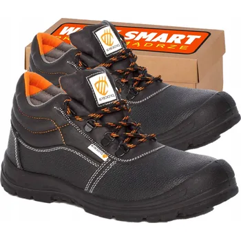 Pracovní obuv Pracovní kožené boty SOLID O1 SRC - kotníkové - velikost 41 - bez ocelové špičky