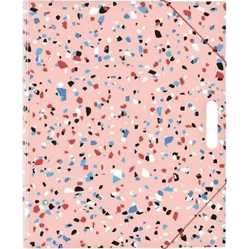 DESKY S GUMIČKOU KARTONOVÉ NA VÝKRESY A4 TERRAZZO RŮŽOVÁ MFP 5371058
