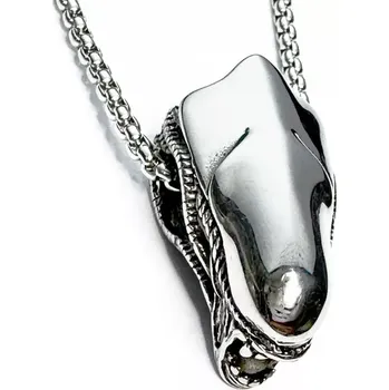 Oblečení a móda Přívěšek z chirurgické oceli Vetřelec Alien Stříbrný - Model BEZ ŘETÍZKU (pouze přívěsek)