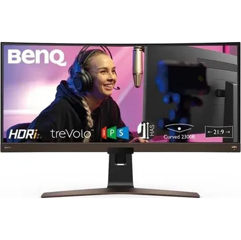 Monitor BenQ LCD EW3880R 37,5" IPS zakřivený/3840×1600/144Hz/4ms/DP/2xHDMI/2xUSB/USB-C/Výškově nastavitelný/VESA/Repro/HDR/LowBlueLight