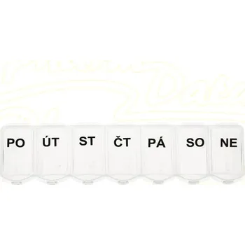 Dávkovač léků American Way Dávkovač léků 7 dní čirý