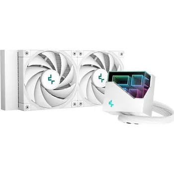 DEEPCOOL vodní chladič LT520 / 2x120 mm fan / ARGB / Intel i AMD bílý