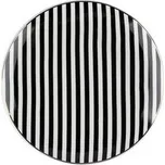 DEZERTNÍ TALÍŘ WINTER GLAM STRIPES 20CM