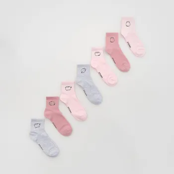 Dívčí spodní prádlo Reserved - Ponožky Pusheen 7 ks - vícebarevná - 901IH-MLC - 901IH-MLC-K34