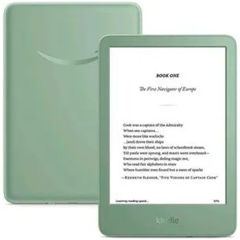 Čtečka elektronické knihy E-book Amazon Kindle Touch 2024 (16 GB), matcha, SPECIAL OFFERS