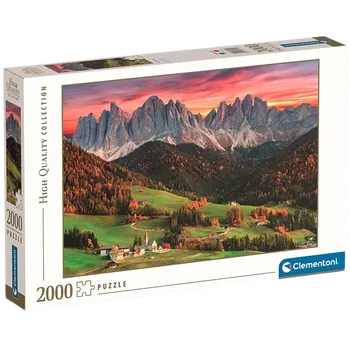 Puzzle Clementoni - Puzzle 2000 Údolí Val di Funes