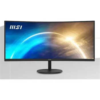 Monitor MSI monitor PRO MP341CQ, 34" zakřivený /3440x1440 (UWQHD)/VA LED/1ms/3000:1/300cd/m2/100Hz /2 x HDMI/DP/černý