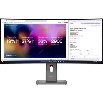 Monitor Lenovo ThinkVision/P40WD-40/39,7"/IPS/wUHD/120Hz/4ms/Černá/3R