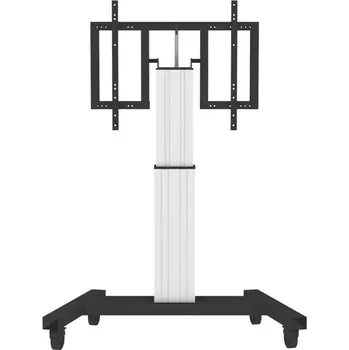 Elektronika Neomounts PLASMA-M2500TSILVER / Motorised Mobile Floor Stand (90° tilt) - VESA 200x200 up to 800x600 / Silver