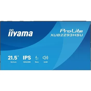 Monitor iiyama 22" XUB2293HSU-W7:IPS,FHD,HDMI,DP,HAS