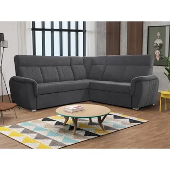 Sedací souprava Rohová rozkládací sedací souprava Boston - šedá Varianta: Pravá