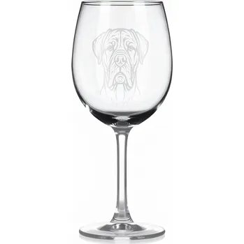 Sklenice Sklenice na víno s gravírovaným motivem – Búrský buldok – 3