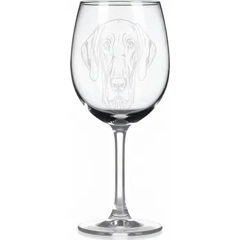 Sklenice Sklenice na víno s gravírovaným motivem – Hannoverský barvář – 3