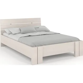Postel Prodloužená postel z masivu borovice Arhus Rozměr: 120x220, Odstín moření: Bílá