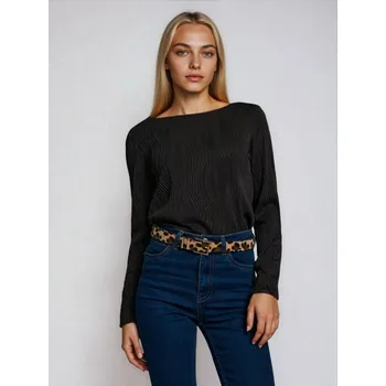 Dámská halenka Sinsay - Halenka s dlouhými rukávy - černá - 740EU-99X - 740EU-99X-XL