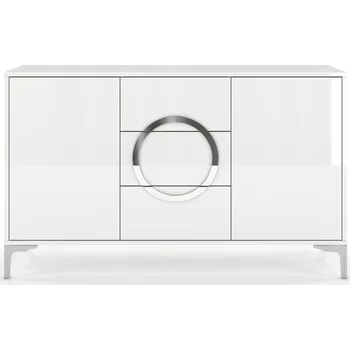 Komoda Bílá moderní komoda Eva 2D3S