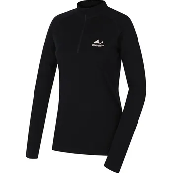 Dámské tričko Husky Merino termoprádlo triko Merow Zip L M, black