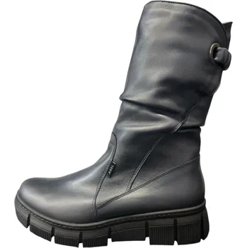 Dámské kozačky AXEL kozačky 4501 Marine Gold č Barva: Modrá, Velikost: 41