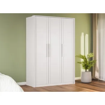 Šatní skříň Buková šatní skříň Timo III - bílá