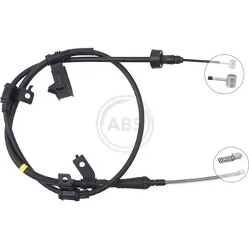 Lanko parkovací brzdy Tažné lanko, parkovací brzda A.B.S. K17509