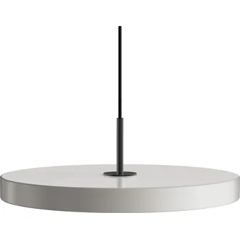 Umage, Závěsná lampa Asteria s černým držákem světle šedá - Formadore