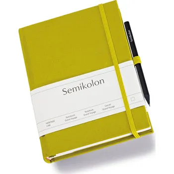 Diář Semikolon, Cestovní zápisník Uni Grand Voyage, matcha zelená - Formadore