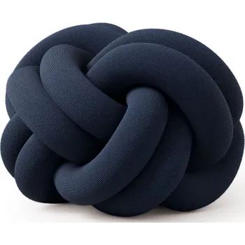 Polštář Design House Stockholm, Dekorační polštář Knot, tmavě modrý - Formadore