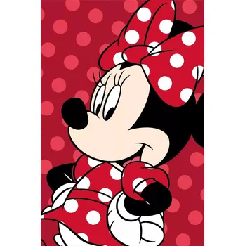 Dětská deka Jerry Fabrics • Mikroplyšová deka Minnie Mouse - 100 x 150 cm