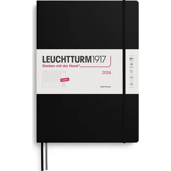 Diář Leuchtturm 1917, Týdenní sloupcový diář v pevné vazbě Leuchtturm 1917 2026 EN A4+ - Formadore