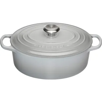 Pánev Le Creuset, Pekáč Signature oválný 31 cm světlý šedý - Formadore