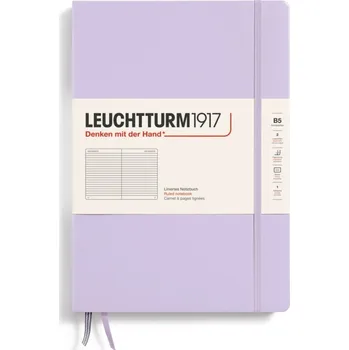 Diář Leuchtturm 1917, Linkovaný zápisník v tvrdých deskách Leuchtturm 1917 B5, 219 stran, lila, 80 g/m² - Formadore