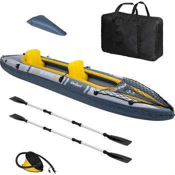 Člun Rebel RBA-4516 Nafukovací kajak 350 x 78 cm, 160 kg, šedá