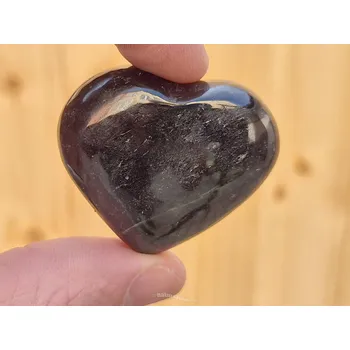 Přírodní kámen Srdce z kamene nefrit 51g (Pákistán)
