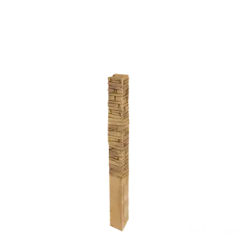 Příslušenství pro plot DITON Plotový systém QUICK WALL STONE hnědý mix AKCE sloupek rohový 160 hnědý mix