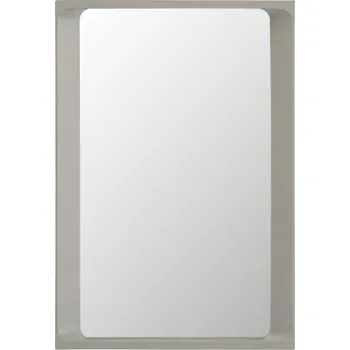 Zrcadlo Muuto, Zrcadlo na zeď Arced 80 cm světle šedé - Formadore