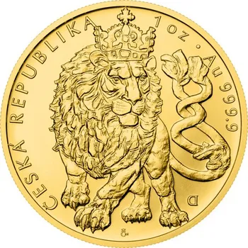 Česká mincovna - Zlatá 1oz investiční mince Český lev 2026 stand - 1 oz