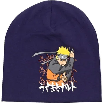 Módní doplněk DIFUZED • Dětská jarní / podzimní čepice Naruto - tmavě modrá 54