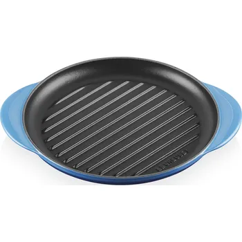 Le Creuset, Grilovací deska Tradition Collection kulatá 25 cm tmavá modř - Formadore