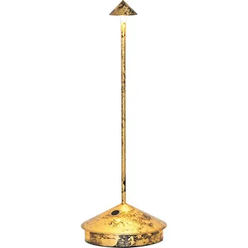 Lampička Zafferano, Stolní lampa Pina černo-zlatá - Formadore