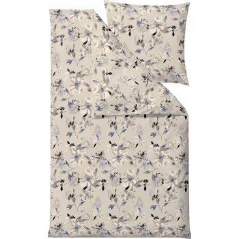 Povlečení Södahl, Povlečení History Bloom s povlakem na polštář 80 x 80 cm 135 x 200 cm béžové - Formadore