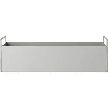 Zahrada Ferm Living, Stojan na květiny Plant Box malý světlý šedý - Formadore