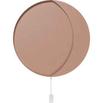 Nástěnné svítidlo Ferm Living, Nástěnná lampa Neba, 45,5 cm, růžová - Formadore