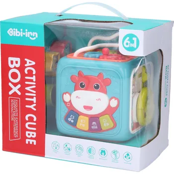 Hračka pro nejmenší Interaktivní kostka 13x12,5x15,5 cm