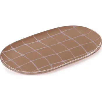 Talíř Serax, Servírovací talíř Zuma, oválný, hnědý - Formadore