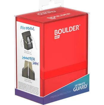 Příslušenství ke karetním hrám Krabička Ultimate Guard Boulder Deck Case 60+ Standard Size Ruby