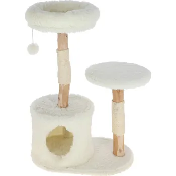 Škrabadlo pro kočky Lucia - odpočívadlo pro kočky, bílá