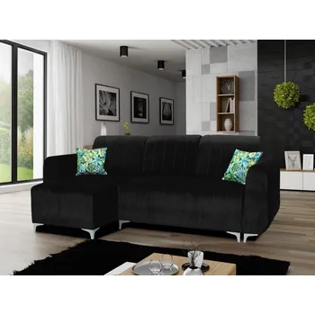 Sedací souprava Rohová rozkládací sedací souprava Alpine - černá Varianta: Levá