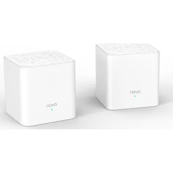 Tenda Nova MW3 (2-pack) WiFi AC1200 Mesh system Dual Band, 2x LAN/WAN, MU-MIMO, SMART aplikace