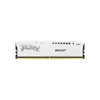 Počítač Kingston FURY Beast White/DDR5/32GB/6400MHz/CL32/1x32GB/White