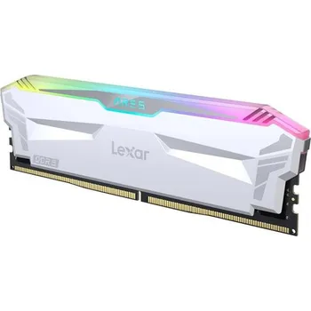 Operační paměť Lexar ARES DDR5 32GB (kit 2x16GB) UDIMM 6400MHz CL32 XMP 3.0 - RGB, Heatsink, bílá